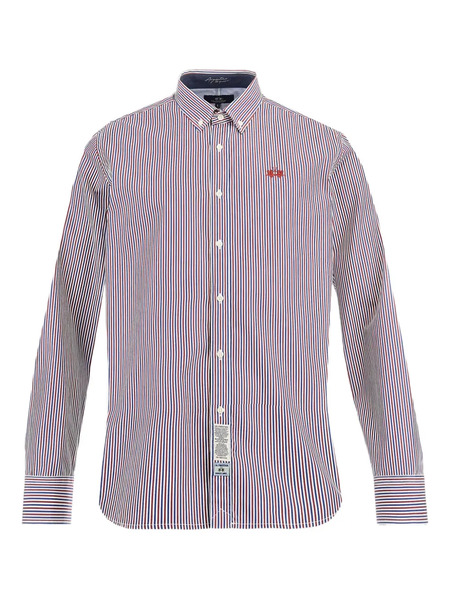  La Martina Rodolfo Striped-pattern Shirt - White 