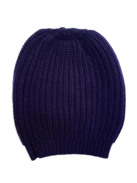  La Rose Cashmere Beanie - Blue 