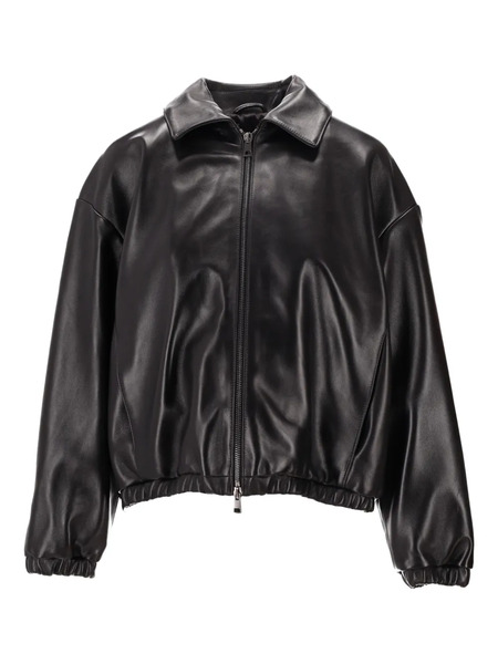  La-rose Nappa Zip Jacket - Black 