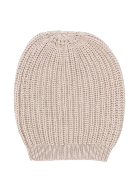  La Rose Ribbed Beanie - Neutrals 