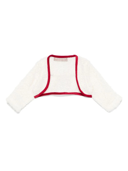  La Stupenderia Bouclé Jacket - White 