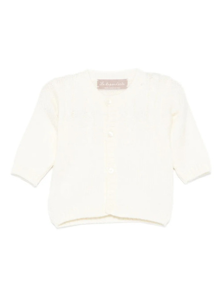  La Stupenderia Button-front Cardigan - Neutrals 