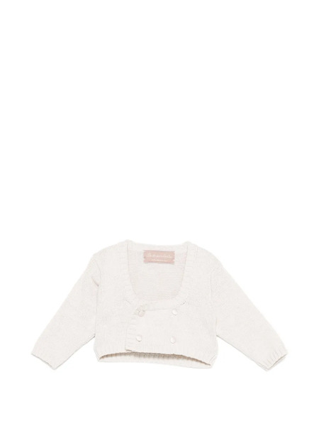  La Stupenderia Buttoned Cardigan - Neutrals 