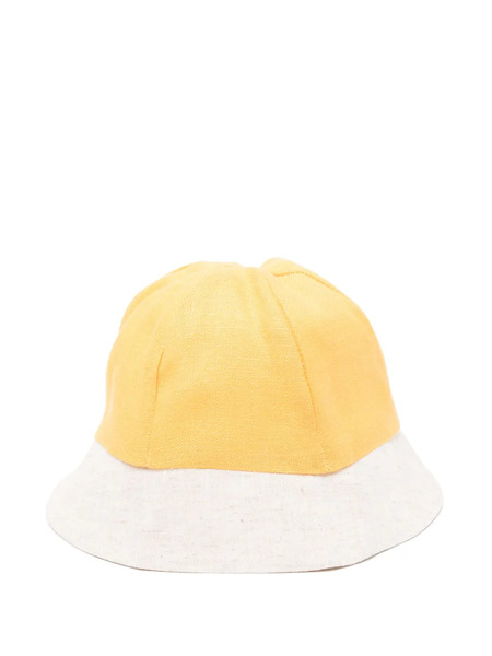 La Stupenderia Contrasting-brim Hat - Yellow 