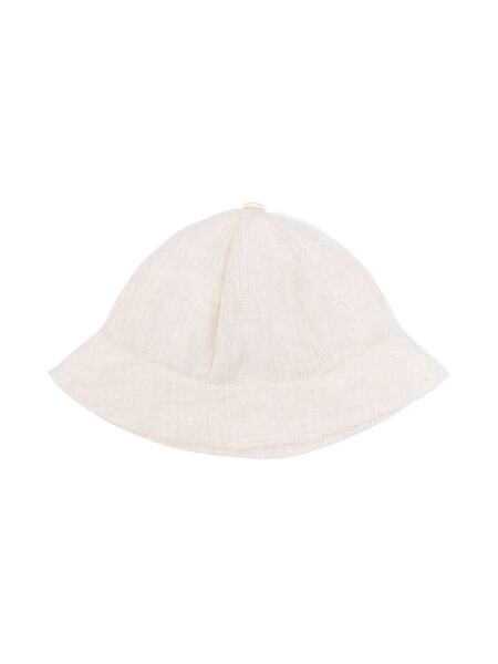  La Stupenderia Poplin Linen Hat - Neutrals 