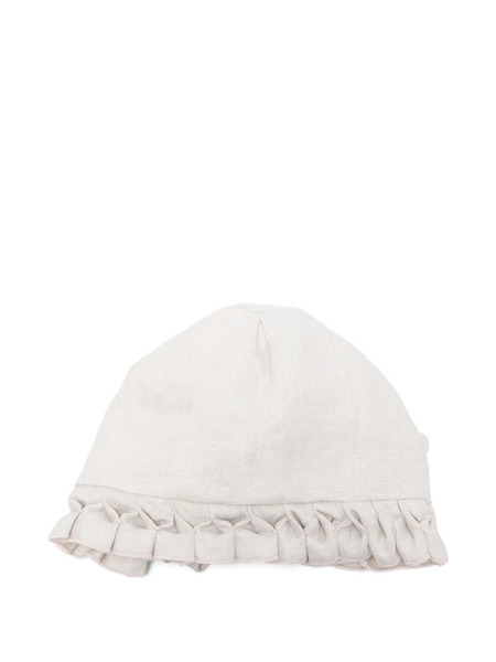 La Stupenderia Ruffled Hat - Neutrals 
