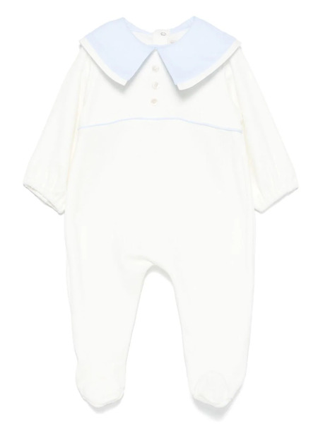  La Stupenderia Sailor-collar Pajama - White 