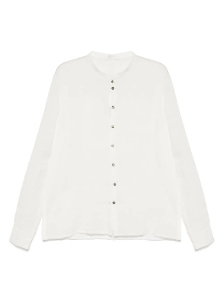  Label Under Construction Linen Shirt - White 