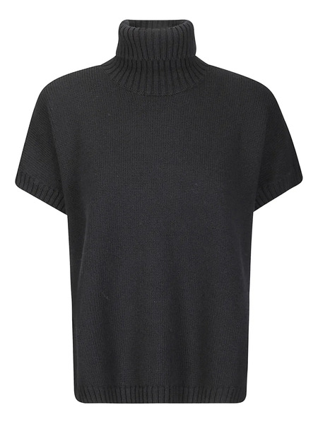  Labo Art Turtleneck Short-sleeve Sweater - Black 