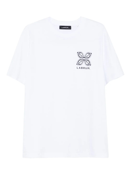  Labrum London Cowrie Shell Shell-print T-shirt - White 