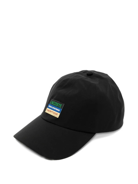  Lacoste Badge Water-repellent Cap - Black 