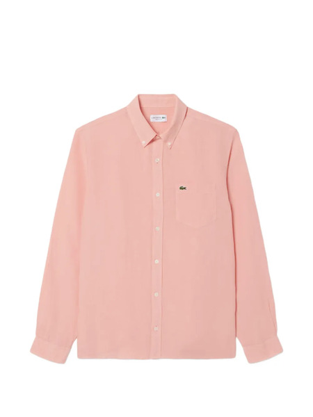  Lacoste Buttoned Pocket Shirt - Pink 