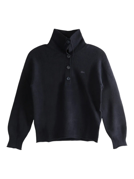  Lacoste Buttoned Sweater - Blue 