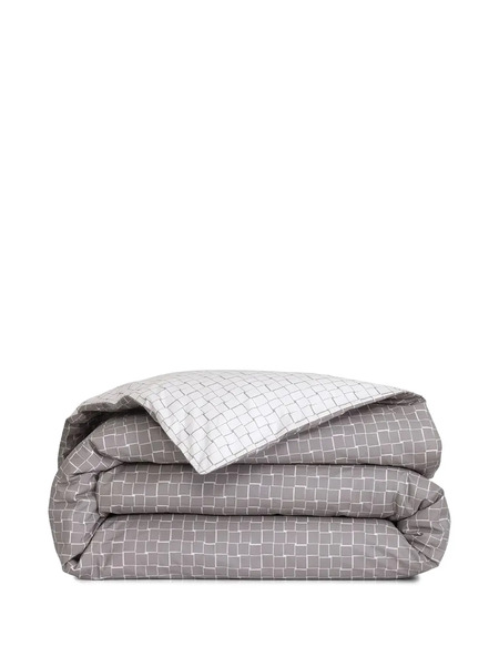  Lacoste Check Duvet Cover - Grey 