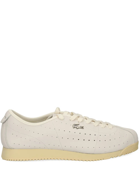  Lacoste Club-low Perforated Leather Sneakers - White 