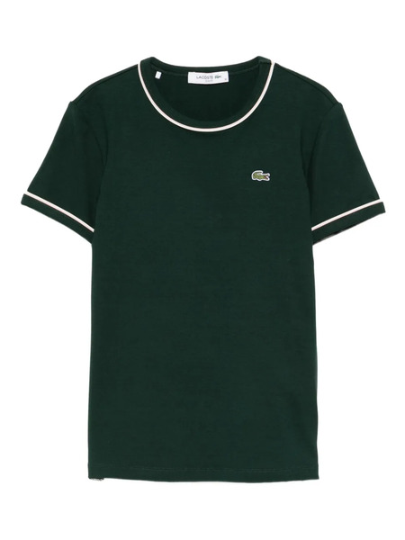  Lacoste Contrast-trim T-shirt - Green 