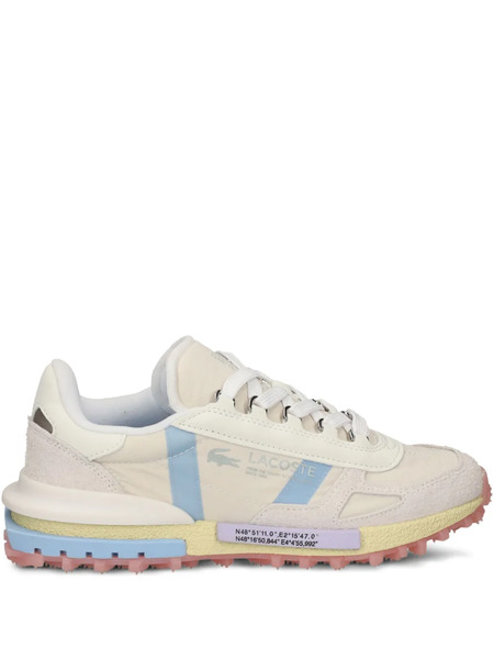  Lacoste Elite Active Panelled-suede Sneakers - White 