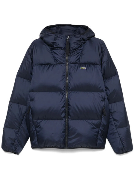  Lacoste Hooded Padded Jacket - Blue 