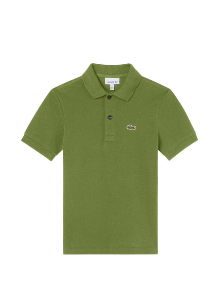  Lacoste Kids Buttoned Polo Shirt - Green 