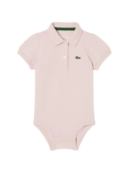  Lacoste Kids Collared Bodysuit - Pink 