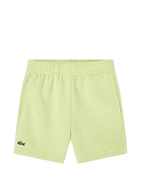  Lacoste Kids Embroidered-logo Shorts - Green 