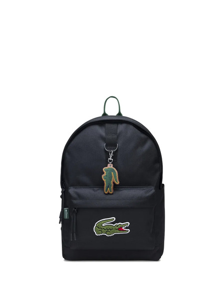  Lacoste Kids Logo-applique Backpack - Black 