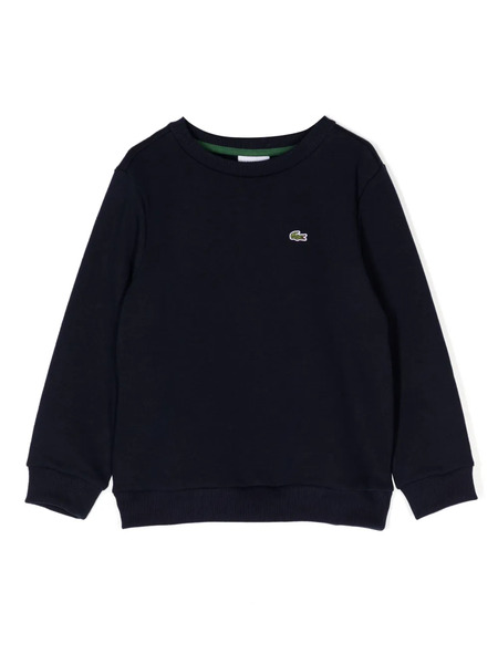  Lacoste Kids Logo-patch Sweatshirt - Blue 