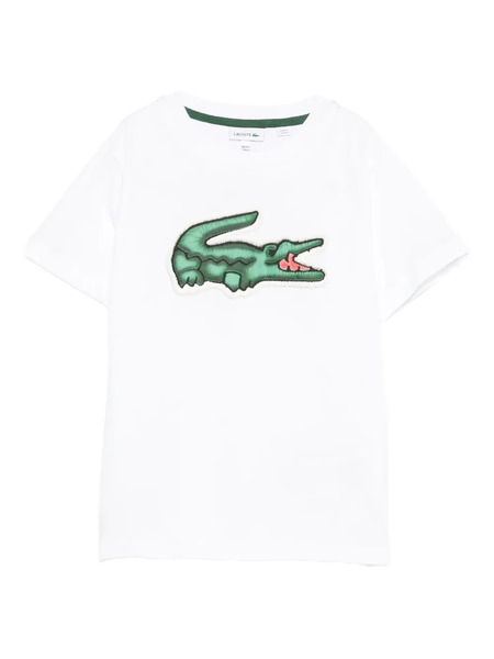  Lacoste Kids Logo-patch T-shirt - White 