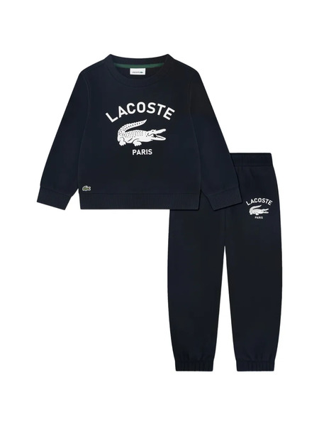  Lacoste Kids Logo-print Tracksuit - Black 