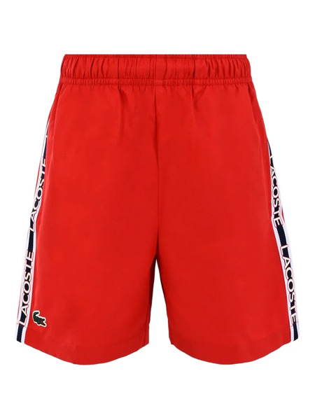  Lacoste Kids Logo-tape Shorts - Red 