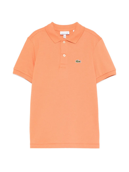  Lacoste Kids Pique Polo - Orange 