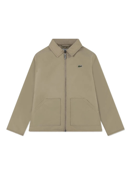  Lacoste Kids Zip-up Patch-pocket Jacket - Neutrals 