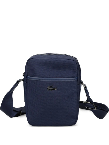  Lacoste Logo Adjustable Messenger Bag - Blue 