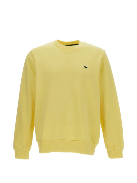  Lacoste Logo Crew-neck Sweater - Yellow 