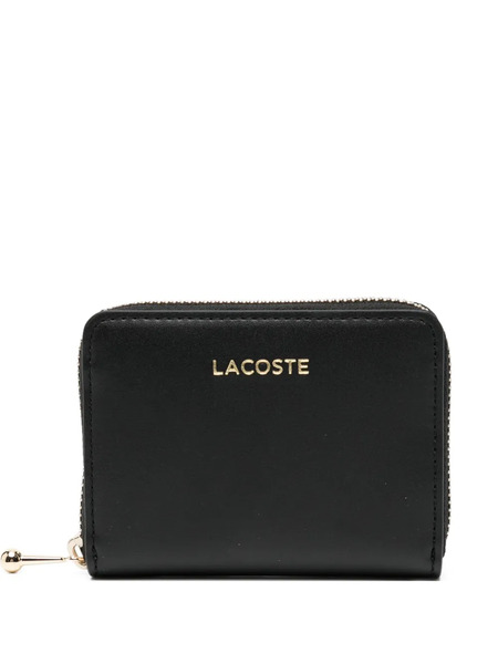  Lacoste Logo-embossed Wallets - Black 