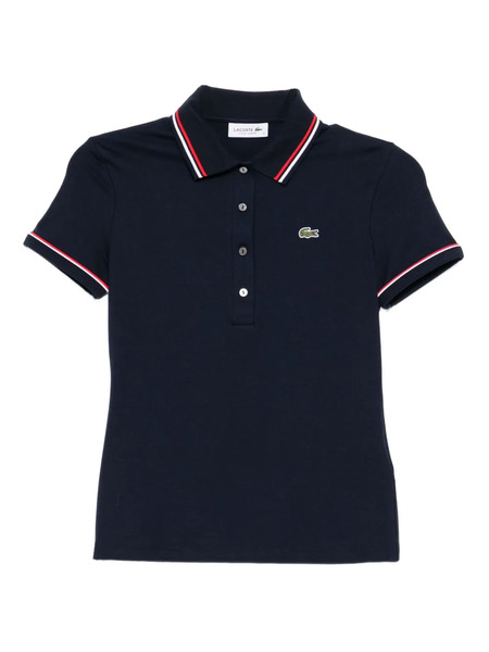  Lacoste Logo-embroidered Polo Shirt - Blue 