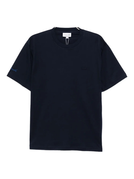  Lacoste Logo-embroidered T-shirt - Blue 