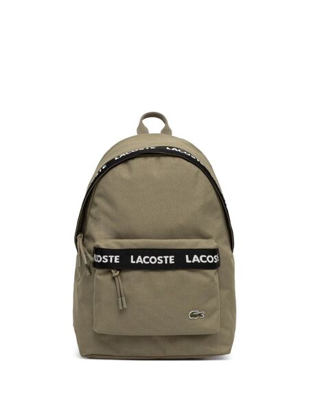  Lacoste Logo-jacquard Backpack - Green 