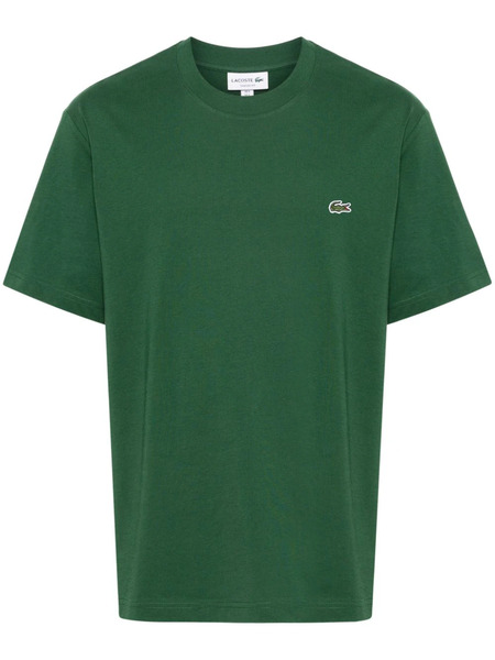  Lacoste Logo-patch Cotton T-shirt - Green 
