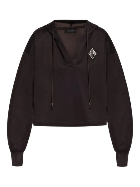  Lacoste Logo-patch Hoodie - Brown 