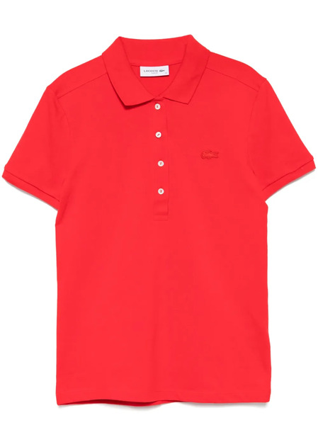  Lacoste Logo-patch Polo Top - Red 