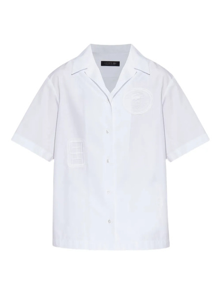  Lacoste Logo-patch Shirt - White 