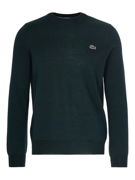  Lacoste Logo-patch Sweater - Green 
