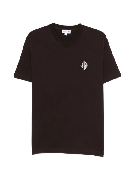 Lacoste Logo-patch T-shirt - Brown 
