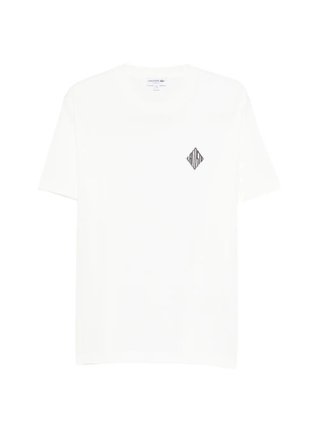  Lacoste Logo-patch T-shirt - White 