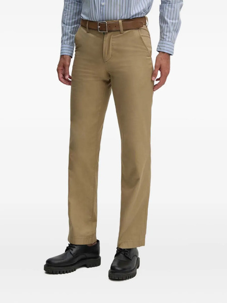  Lacoste Logo Patch Trousers - Neutrals 