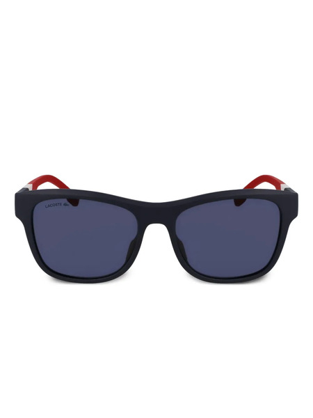  Lacoste Matte-frame Square Sunglasses - Blue 
