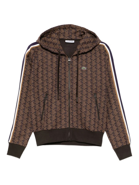  Lacoste Monogram Jacket - Brown 