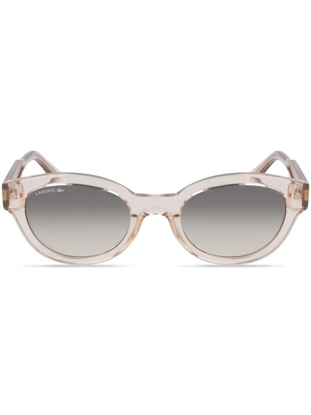  Lacoste Oval-frame Sunglasses - Brown 