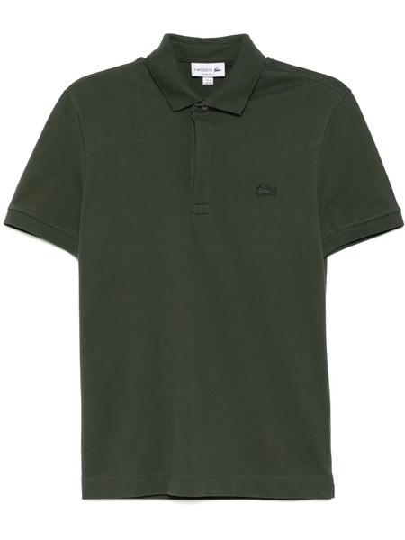  Lacoste Paris Stretch Piqué Polo Shirt - Green 